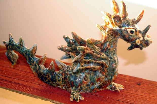 Ceramic dragon