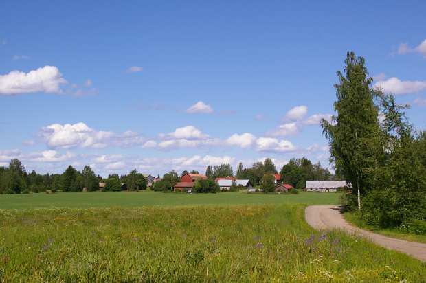 Mälkiäinen village in Summer