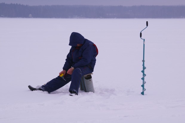 Ice fishing inspires many fishermen